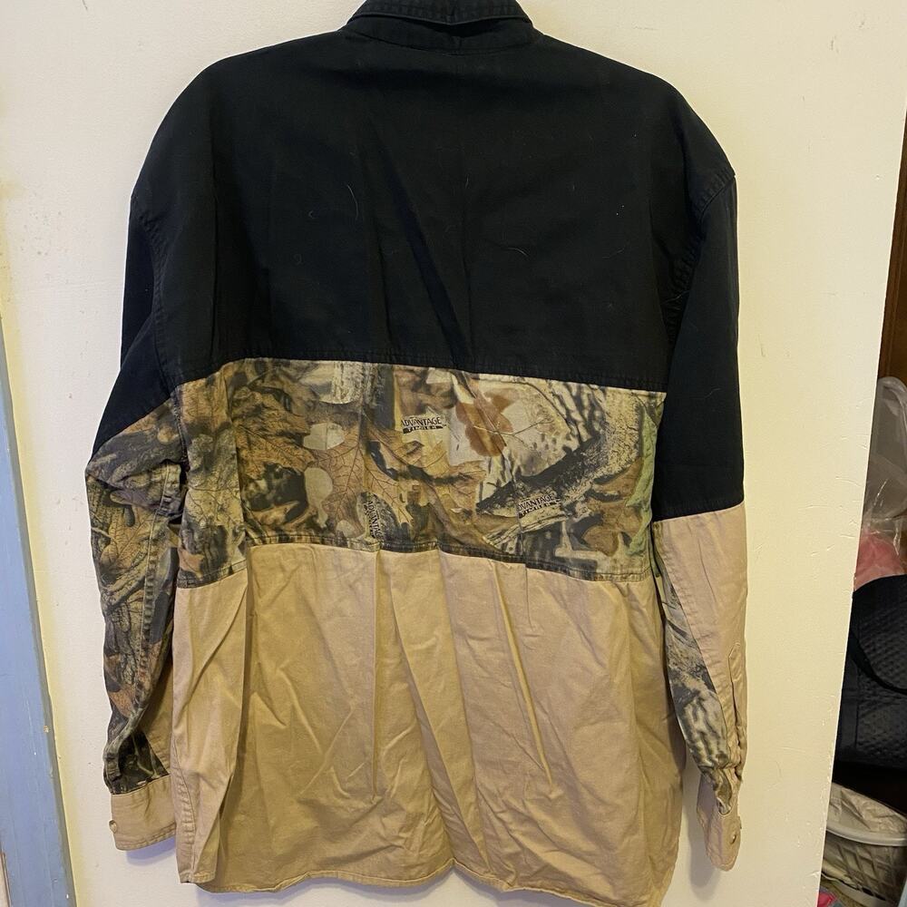 VTG Redhead Camo Button-Up Men L Hunting Work Outdoors Cotton Casual Long Sleeve - Picture 12 of 12
